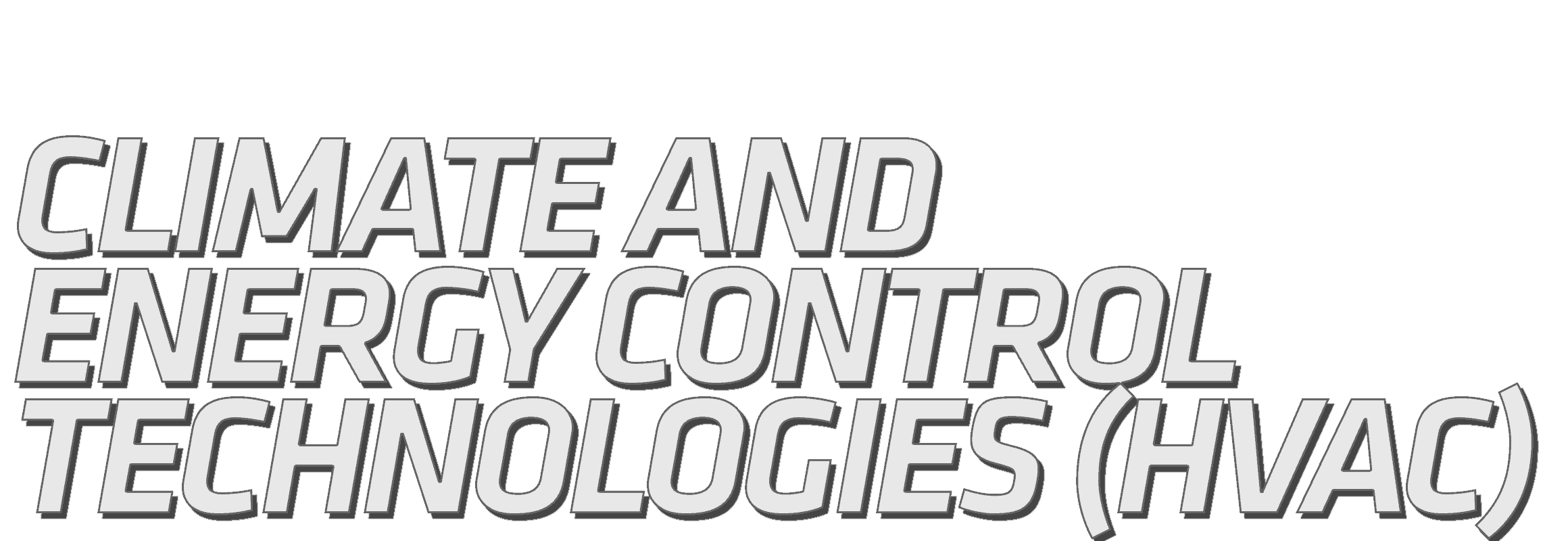 Climate & Energy Control Technologies (HVAC)