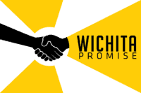 Wichita Promise Logo, hands shaking