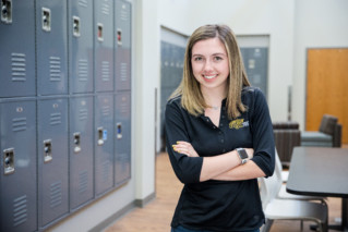 Young female student at WSU Tech