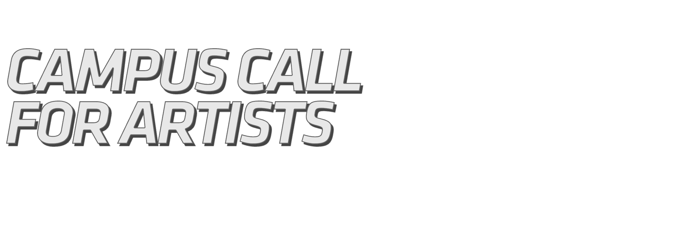 campus call for artists