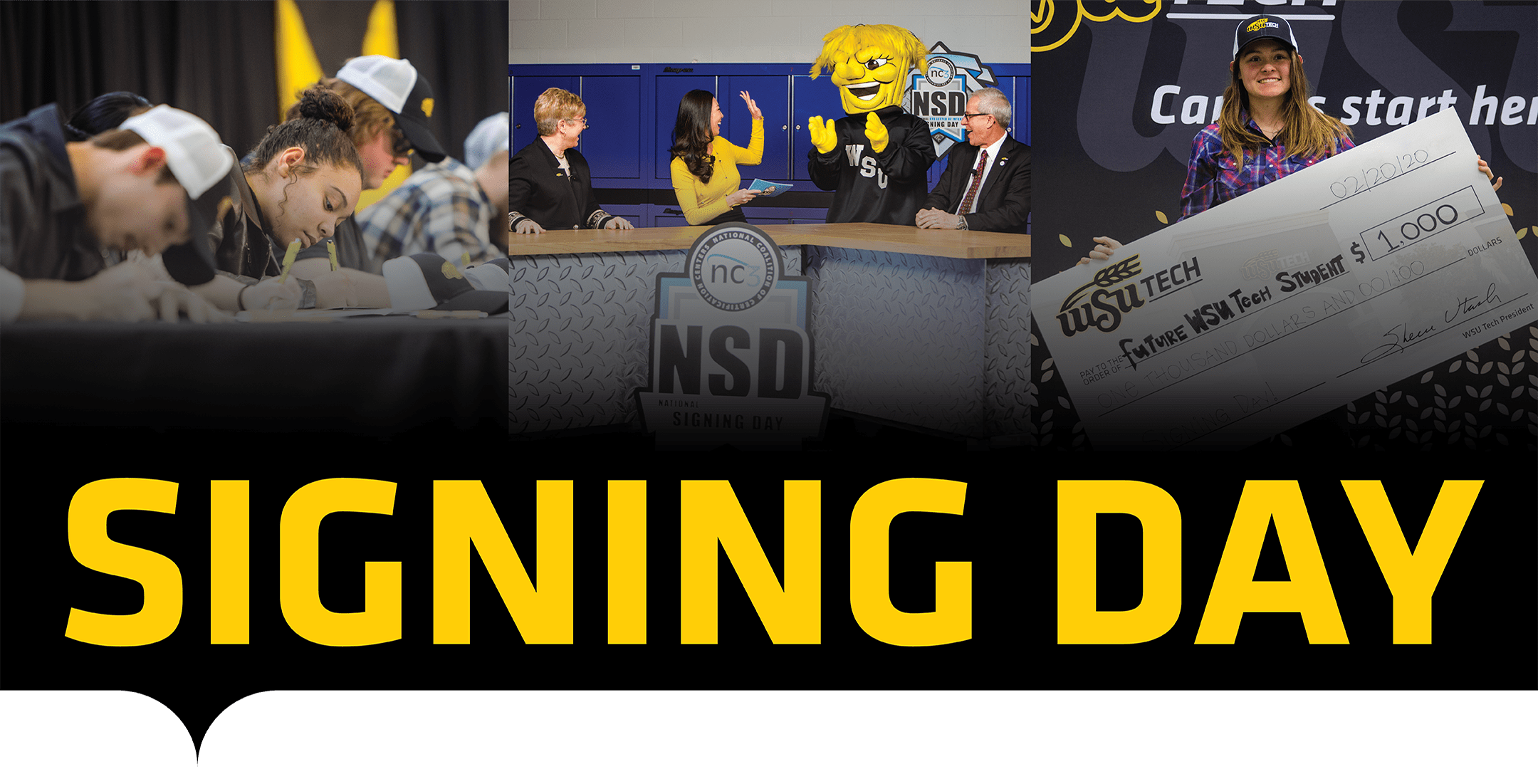 Signing Day Scholarship Giveaway WSU Tech Wichita Kansas