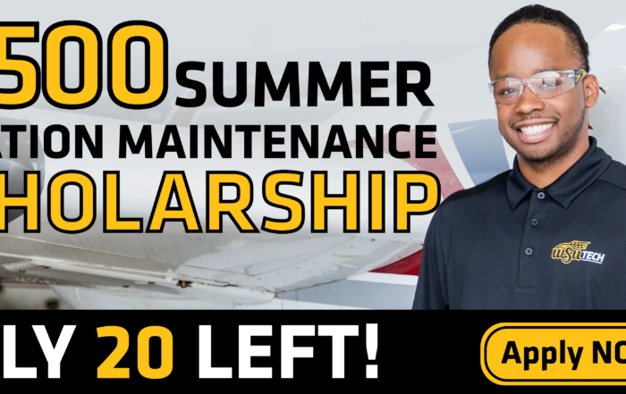 WSU Tech $1500 Summer AMT Scholarship