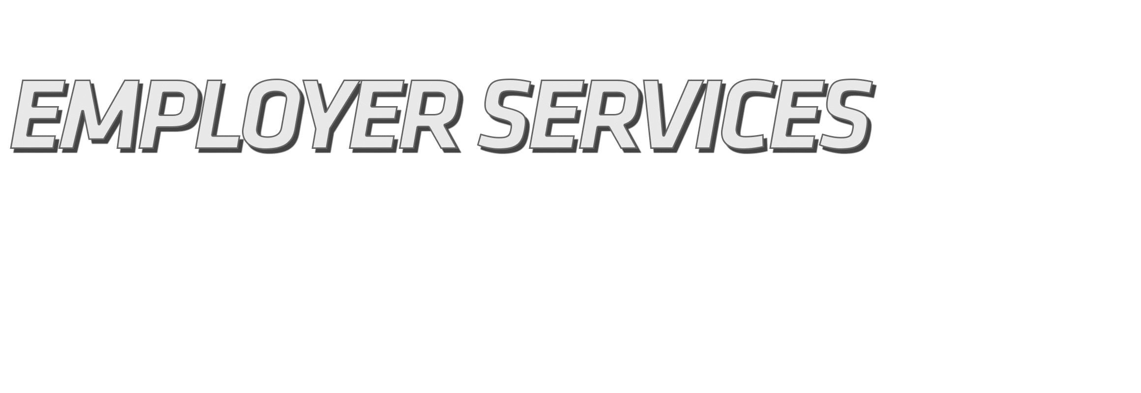 Employer Services