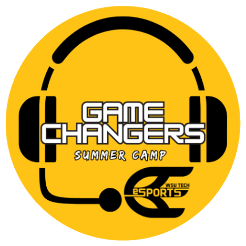 Game Changers eSports camp background - tiles logo